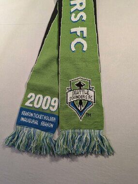 Seattle Sounders Collectible Soccer Scarf 2009 Season Ticket Holder